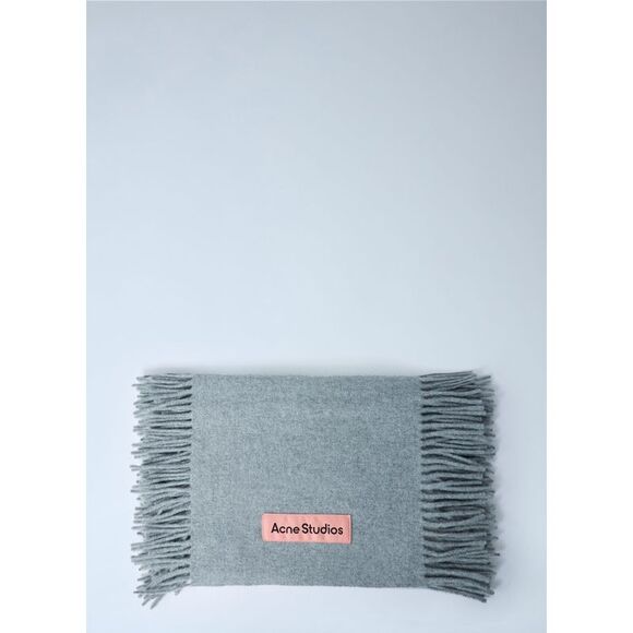 Acne Studios Men Fringe Wool Scarf - Picture 1 of 4